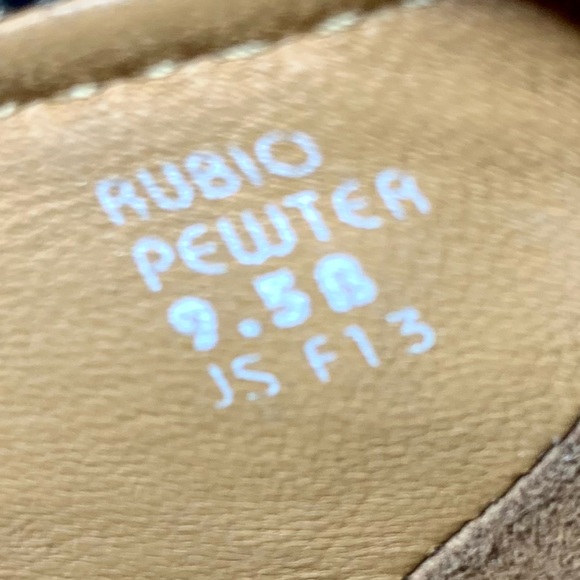 Earthies Rubio Metallic Bow Hidden Wedge Comfort Shoes 9.5 Edgy Artsy Balletcore - Picture 13 of 16